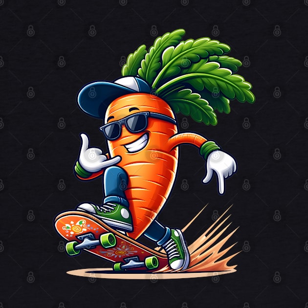 Carrot On Skate by Merchweaver